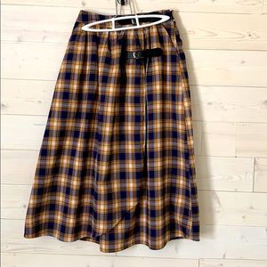 With Love Alice’s Pig Plaid Skirt Size 2 w/Pockets